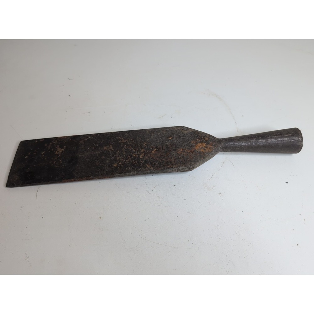 VINTAGE HUGE EDGE TOOL Co. 3" WIDE SLICK CHISEL TOOL Antique